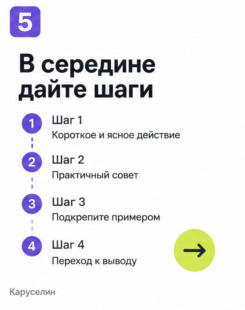 Ии карусель бесплатно: что реально работает в 2026 году: слайд 5 из реальной карусели Каруселина