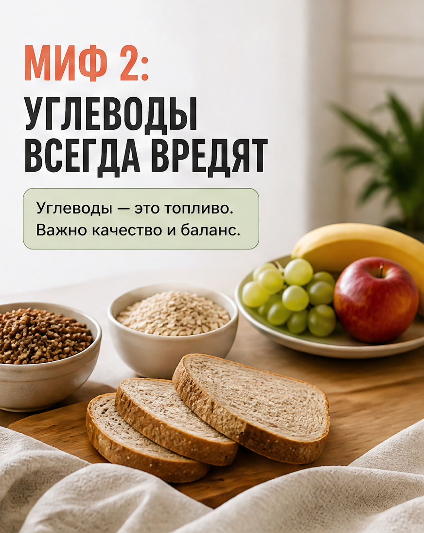 Слайд 3: миф 2 - жир делает жирным, факт о роли жиров в гормональном балансе