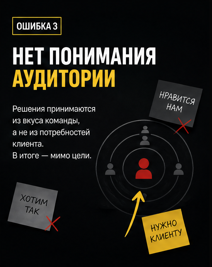 Слайд 4: третья ошибка - игнорирование ретеншена