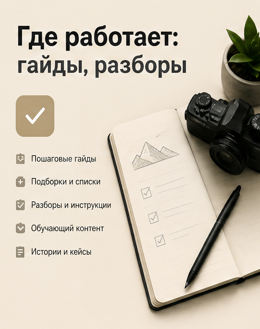 5: Где работает: гайды, разборы