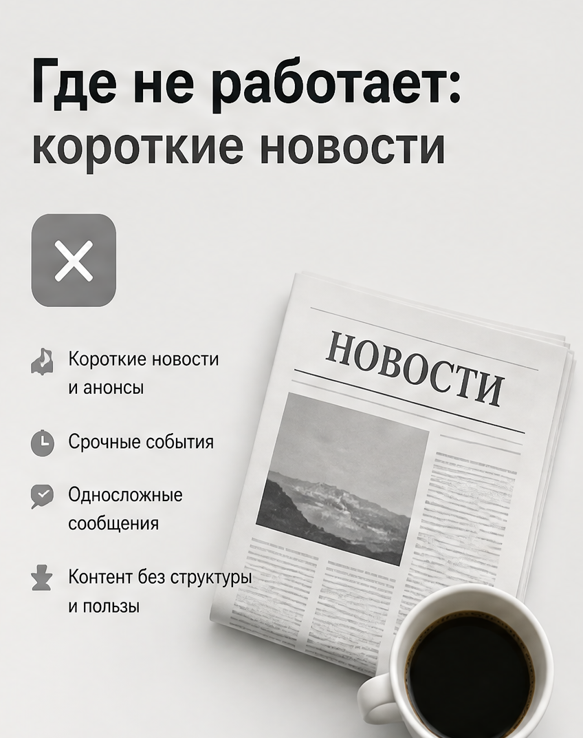 6: Где не работает: короткие новости