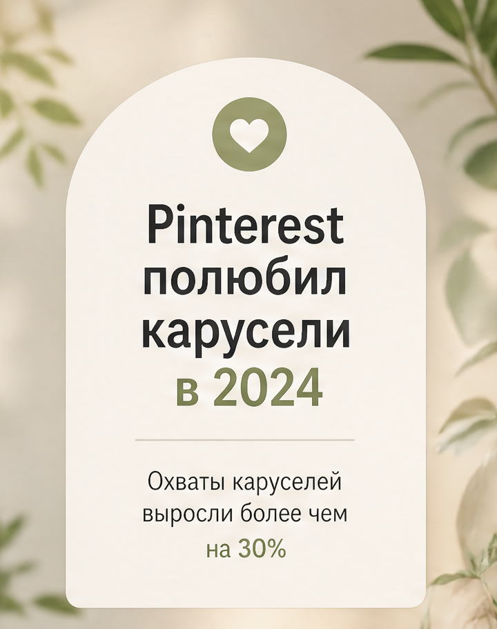 2: Pinterest полюбил карусели в 2024