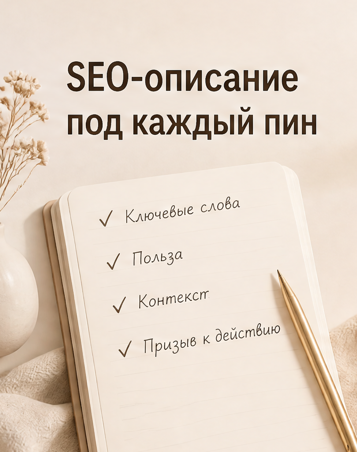 9: SEO-описание под каждый пин
