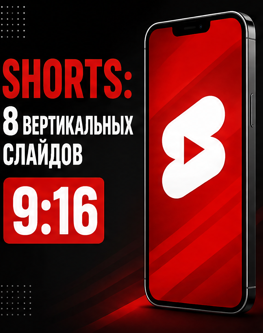 2: Shorts: 8 вертикальных слайдов 9:16