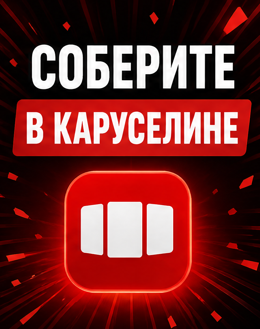 8: Соберите в Каруселине