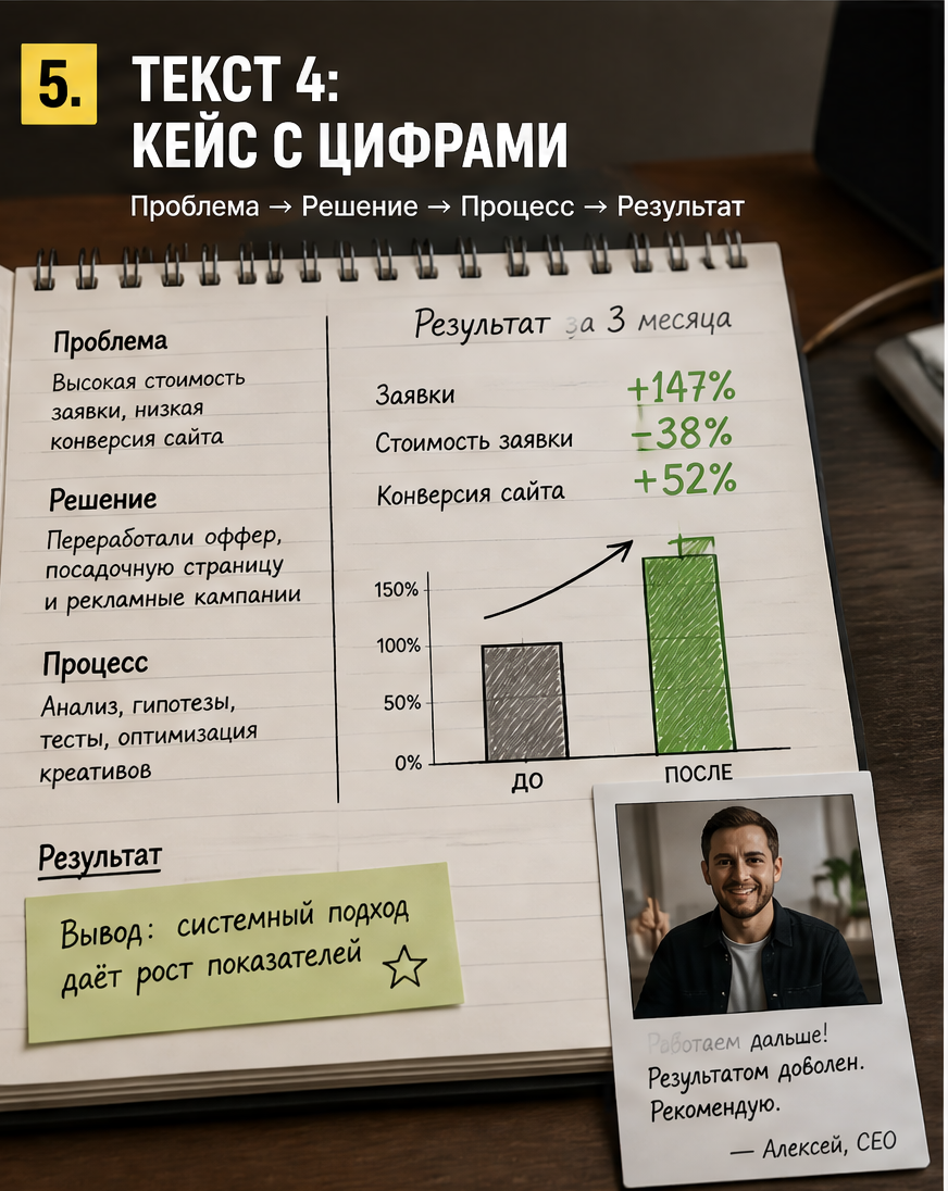 Слайд 5: FAB - Features, Advantages, Benefits для продуктового лендинга