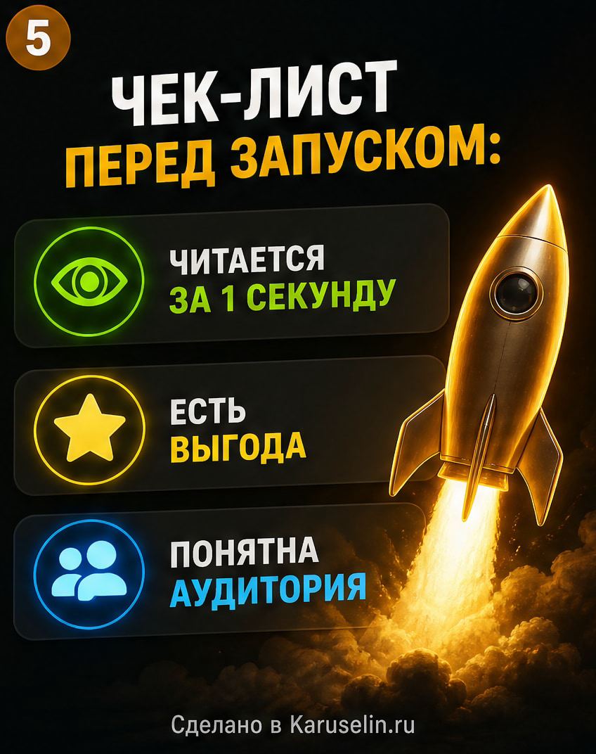 Нейросеть для обложек: как получить рабочий визуал: слайд 5 из реальной карусели Каруселина