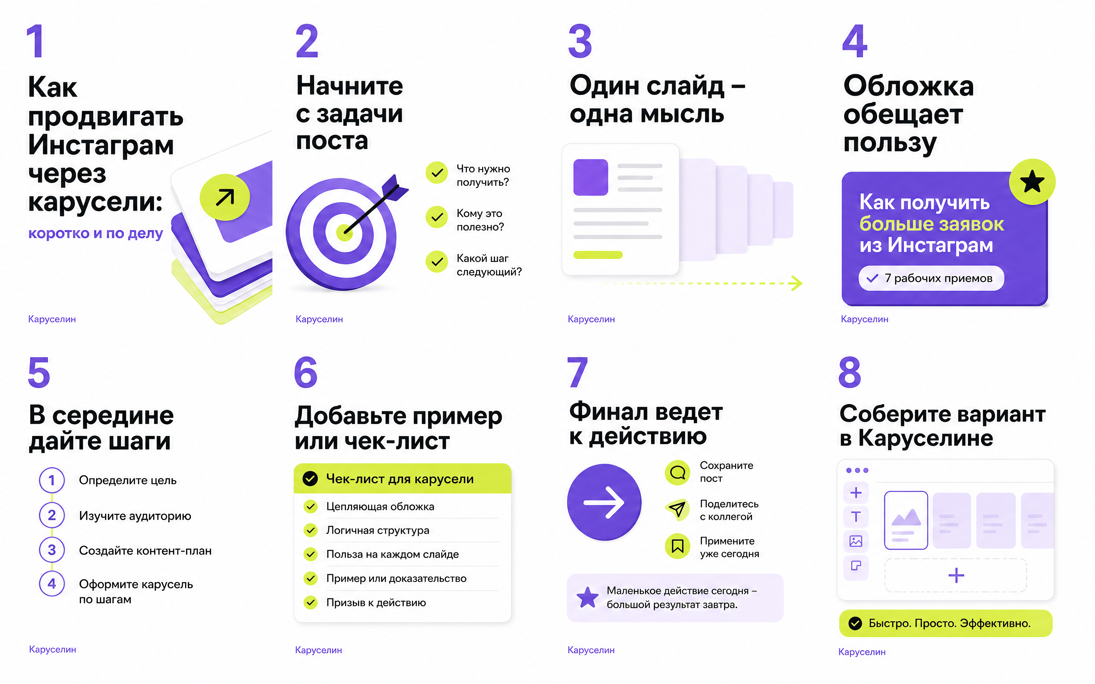 Как продвигать Инстаграм через карусели в 2026: три уровня