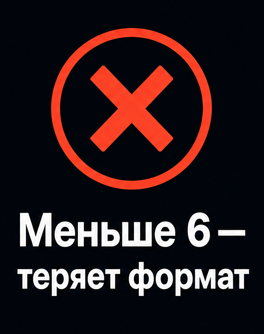 5: Меньше 6