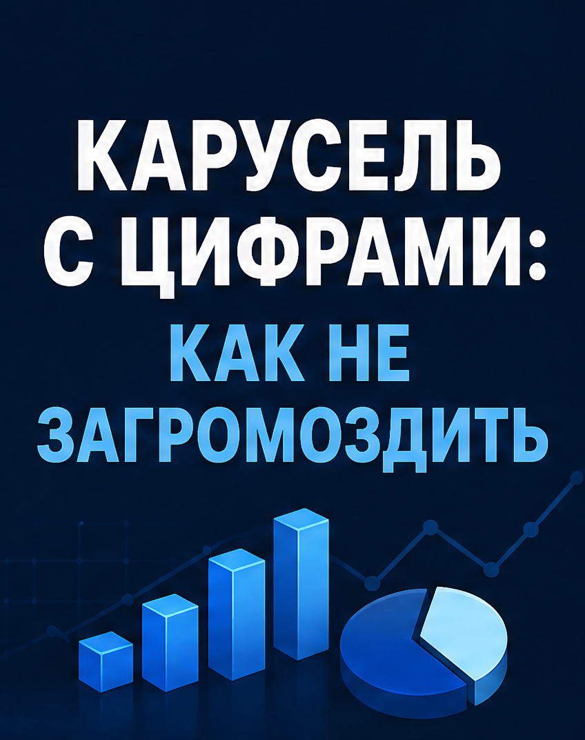 1: Карусель с цифрами: как не загромоздить