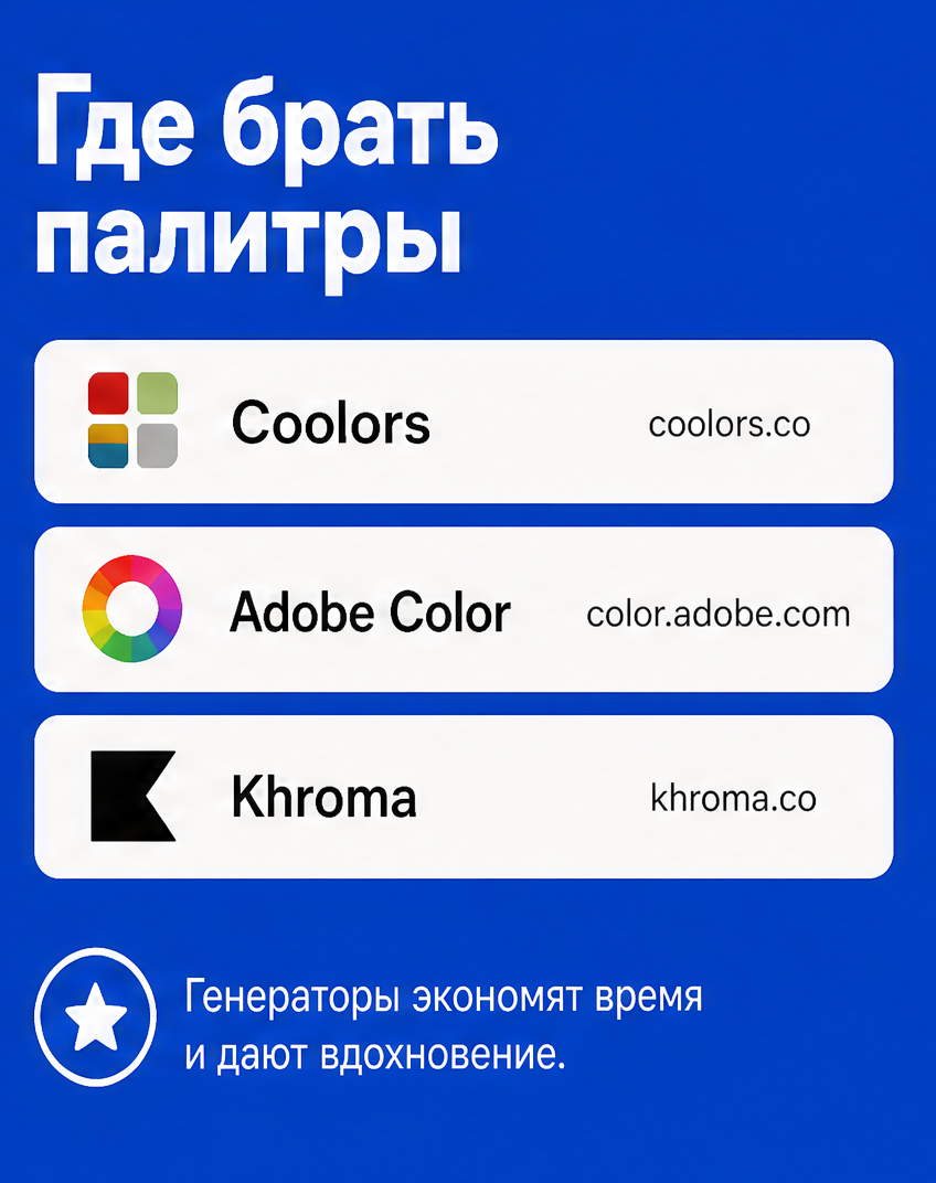 7: Где брать палитры