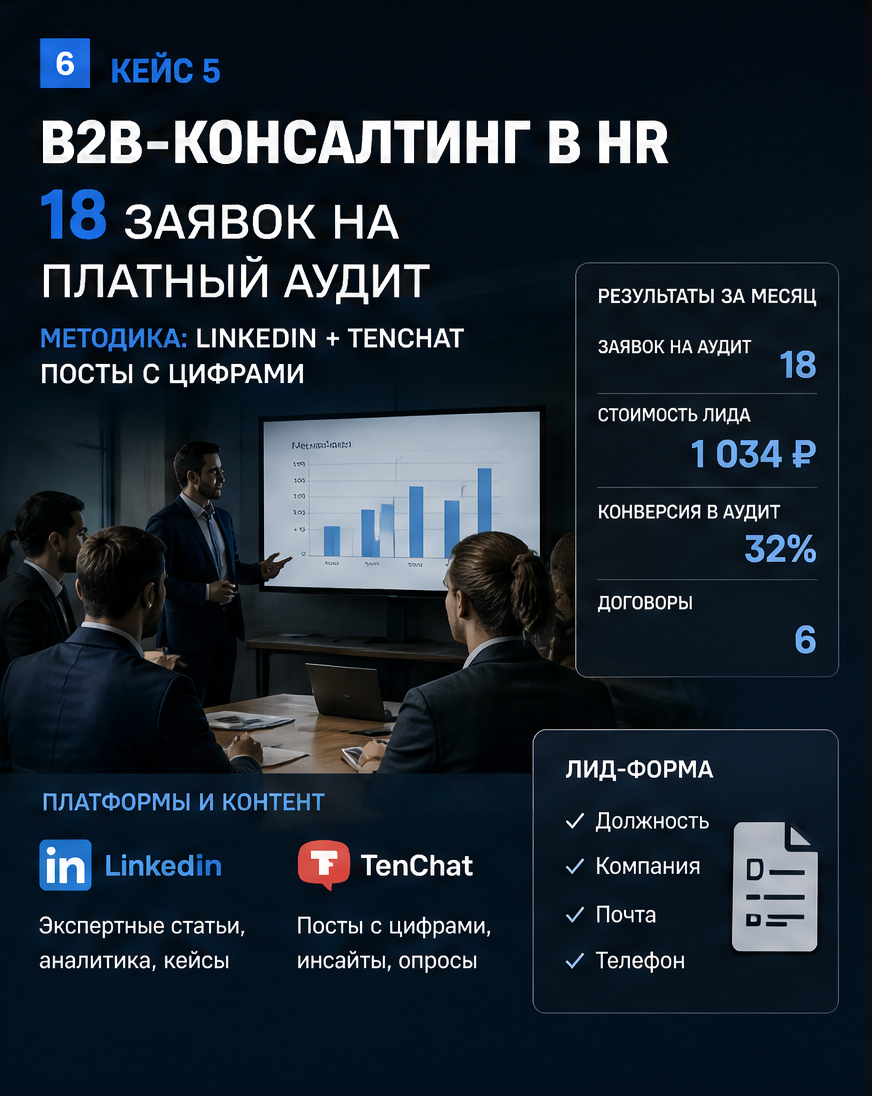 Слайд 6: пятый кейс - недвижимость, 12 заявок на оценку за неделю