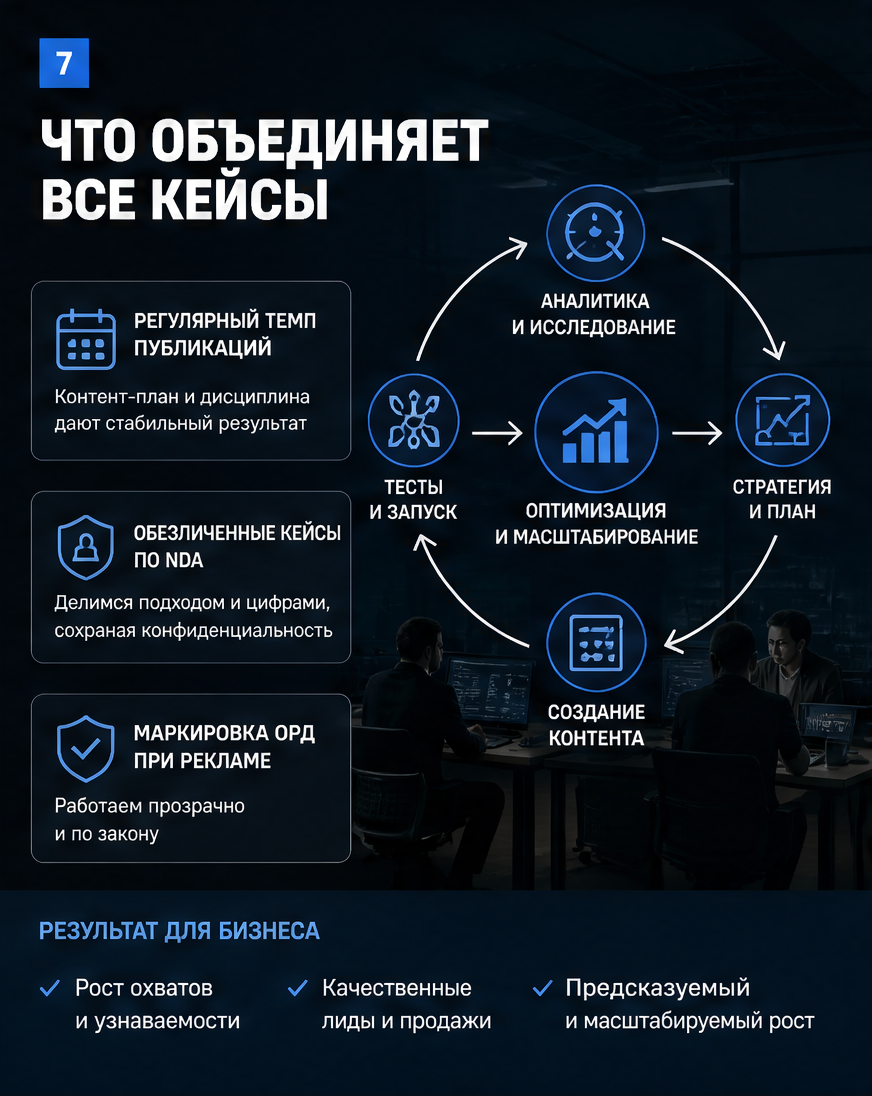 Слайд 7: что общего - методика и подход агентства