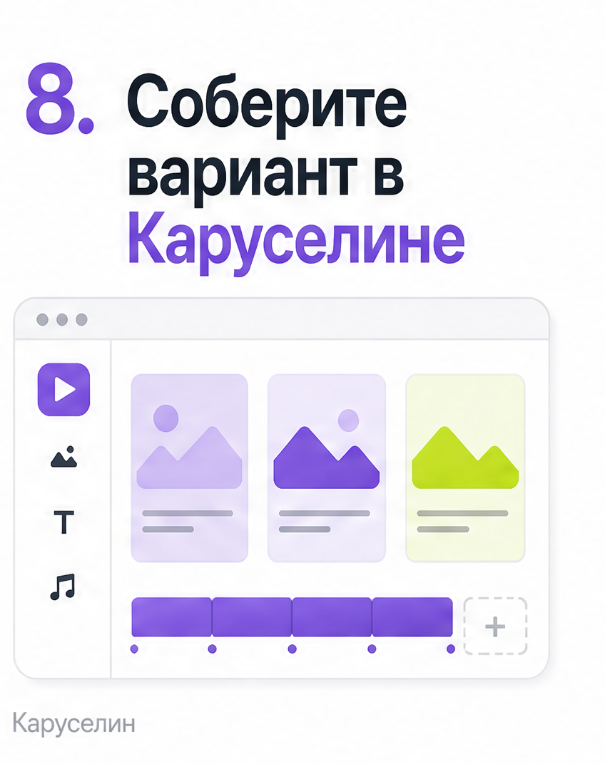 Как сделать видео с каруселью из фото: 4 рабочих способа: слайд 8 из реальной карусели Каруселина